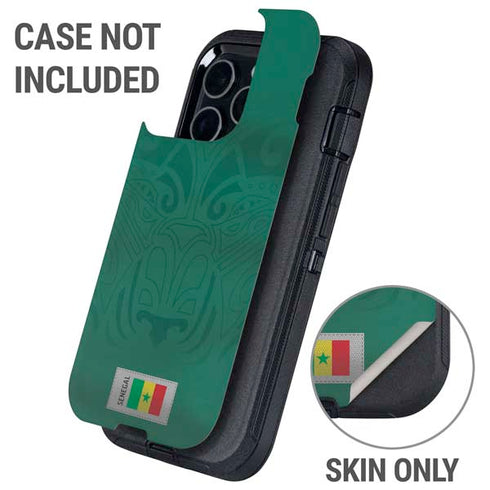 Senegal Soccer Flag Otterbox Defender iPhone Skin